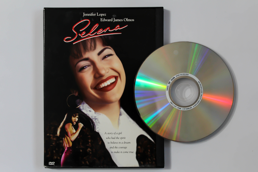 Miami, FL, USA: May 2021: Selena is an American biographical musical drama film by Gregory Nava. It is about the life and career of Tejano music star Selena Quintanilla-Perez. Movie on DVD